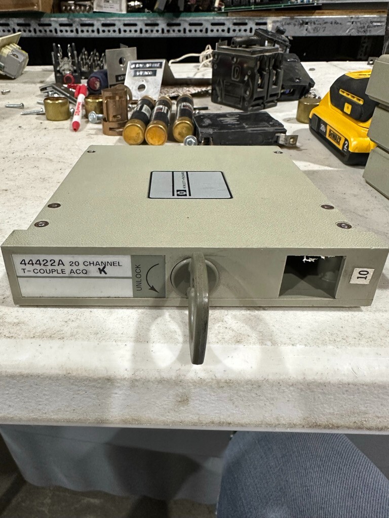HEWLETT PACKARD 44422A 20 CHANNEL T-COUPLE ACQ MODULE  W75