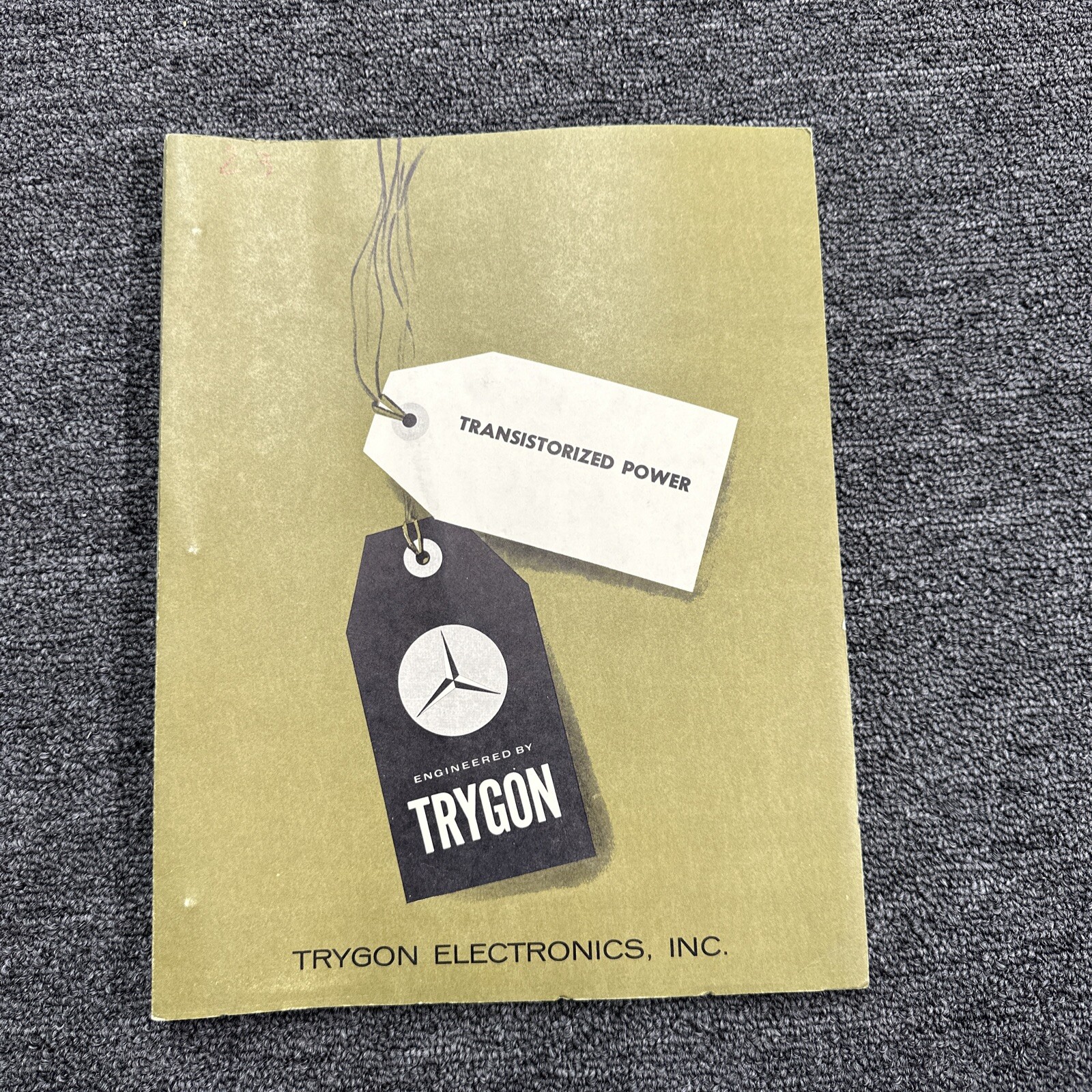 Trygon Model 750-1.5  Transistorized Power Instruction Manual