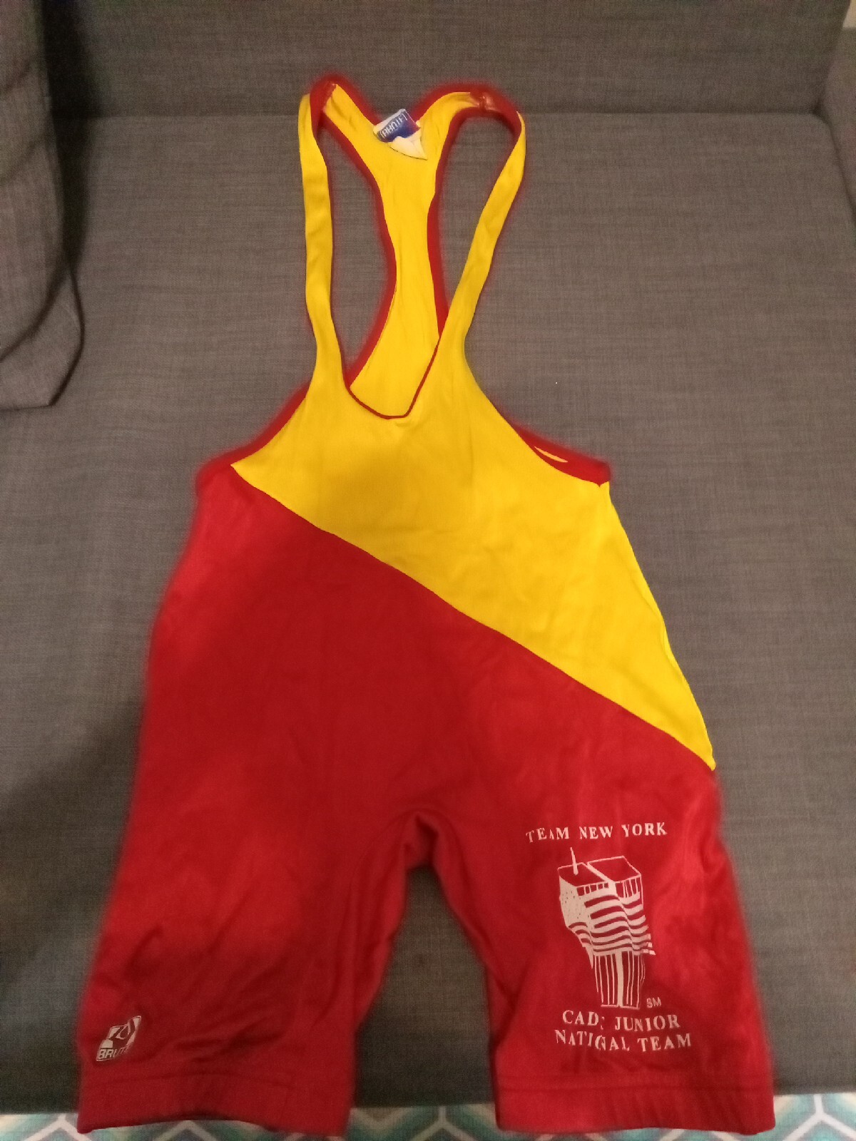 Fargo National Team New York wrestling singlet adult small rare great condition