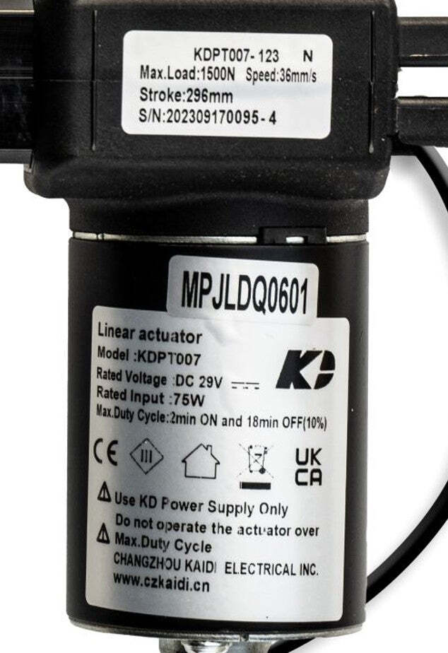 KAIDI - Motor Replacement Model KDPT007-123 Linear Actuator for Recliner Chair