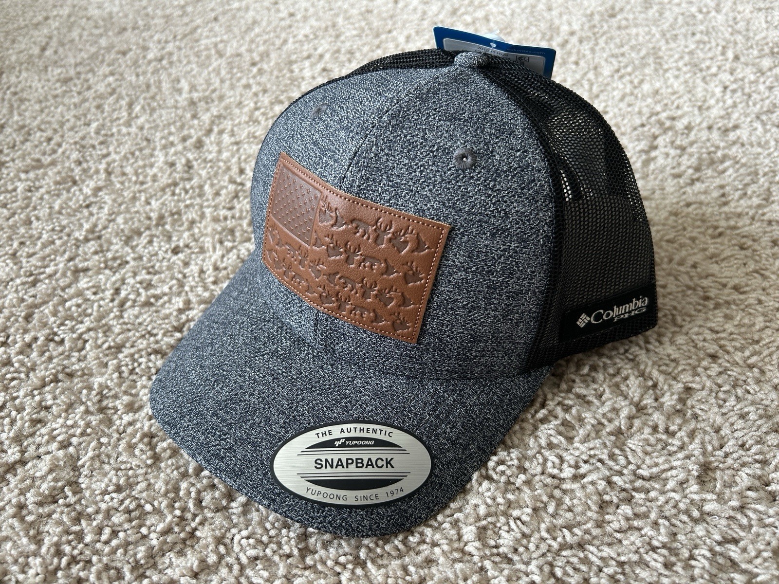Columbia PHG Game Flag Snapback Trucker Cap