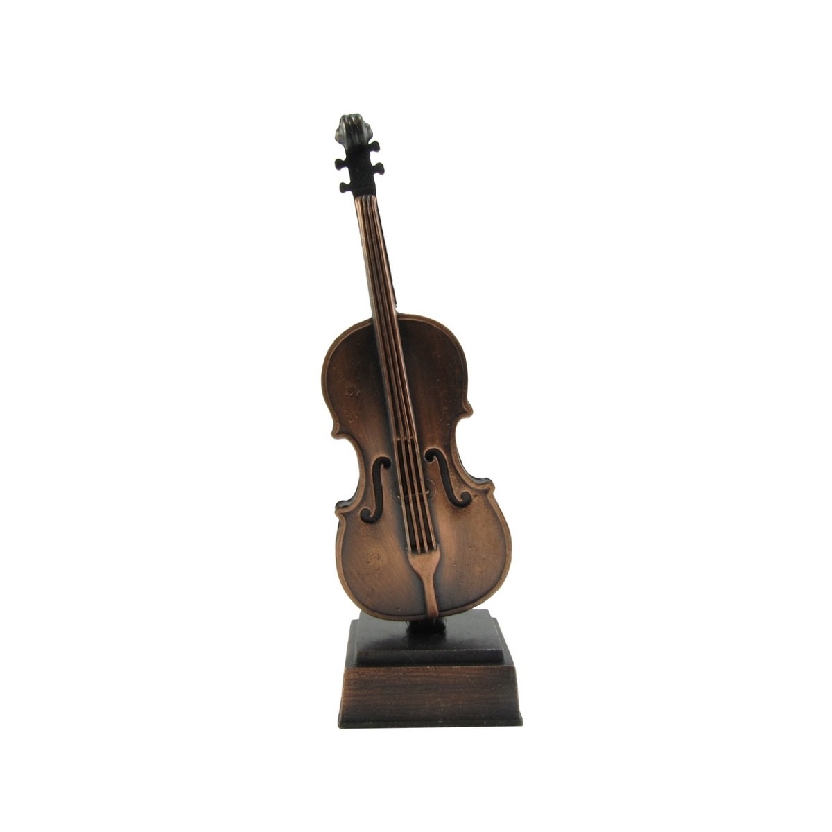 Miniature Violin Instrument Metal Pencil Sharpener Desk Accessory Musician Gift