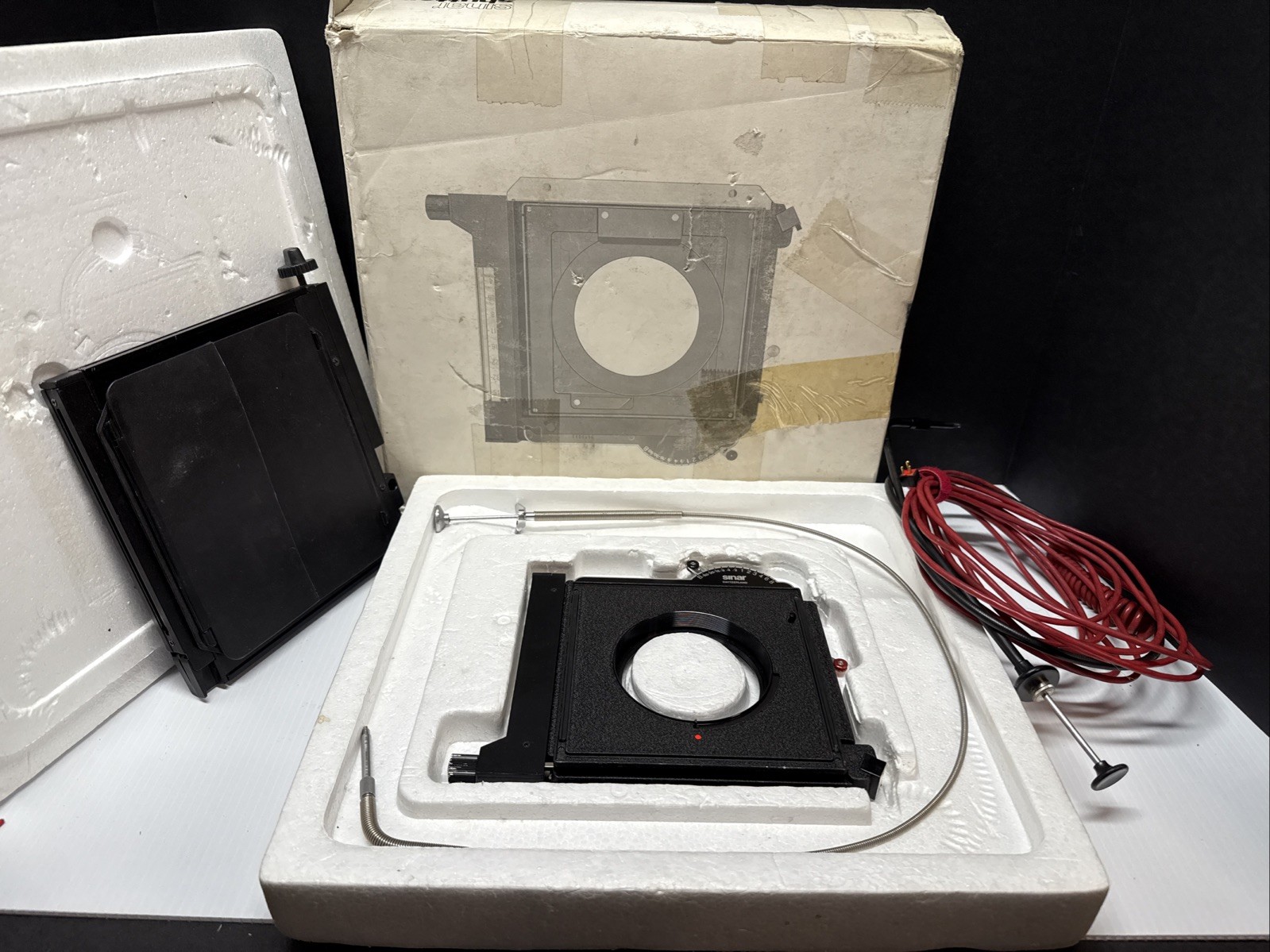 Sinar Copal Automatic Shutter W/ Flash Cable And Plunger + Barn Door - Pre Owned