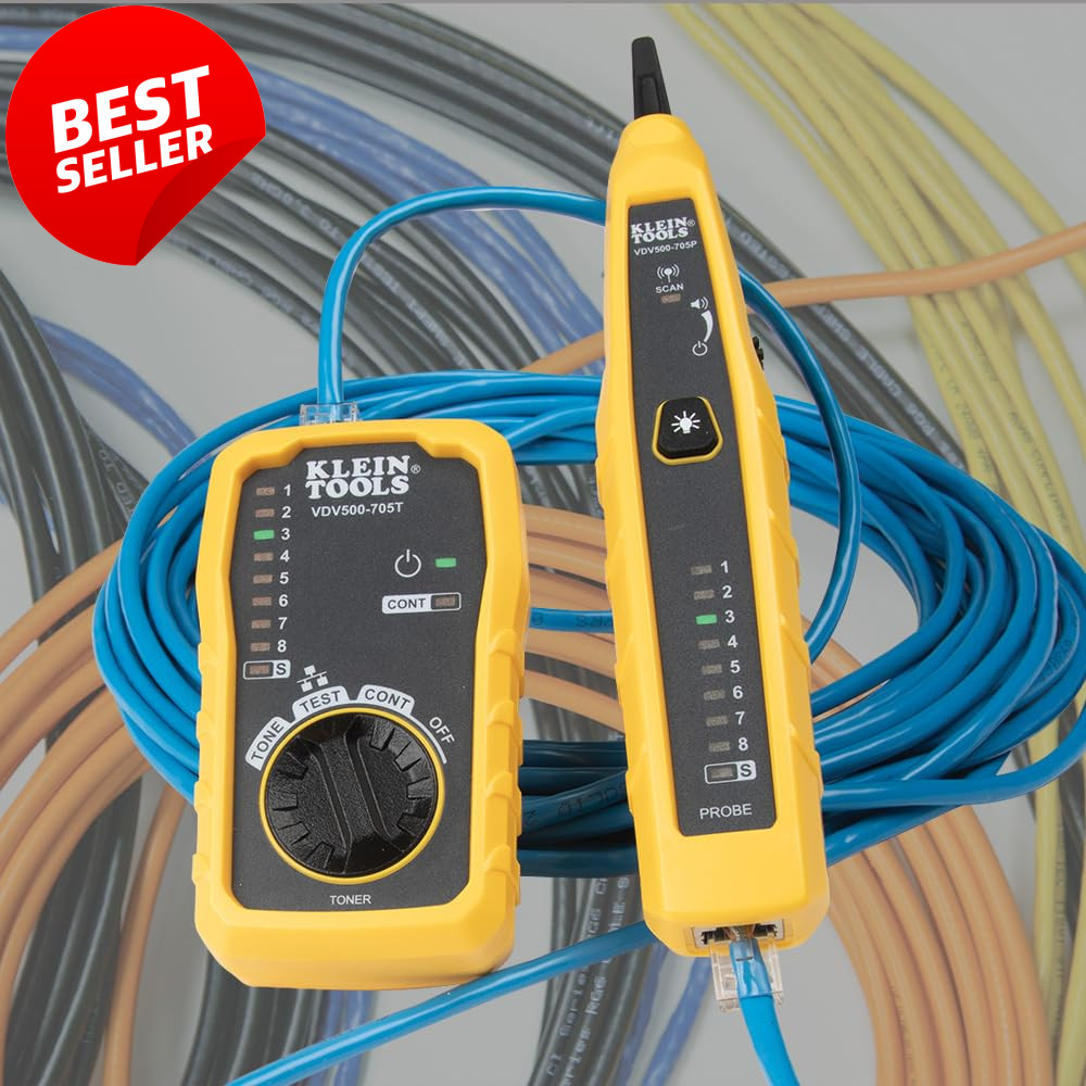 VDV500-705 Wire Tracer Tone Generator Probe Kit Ethernet Phone Coax Data US