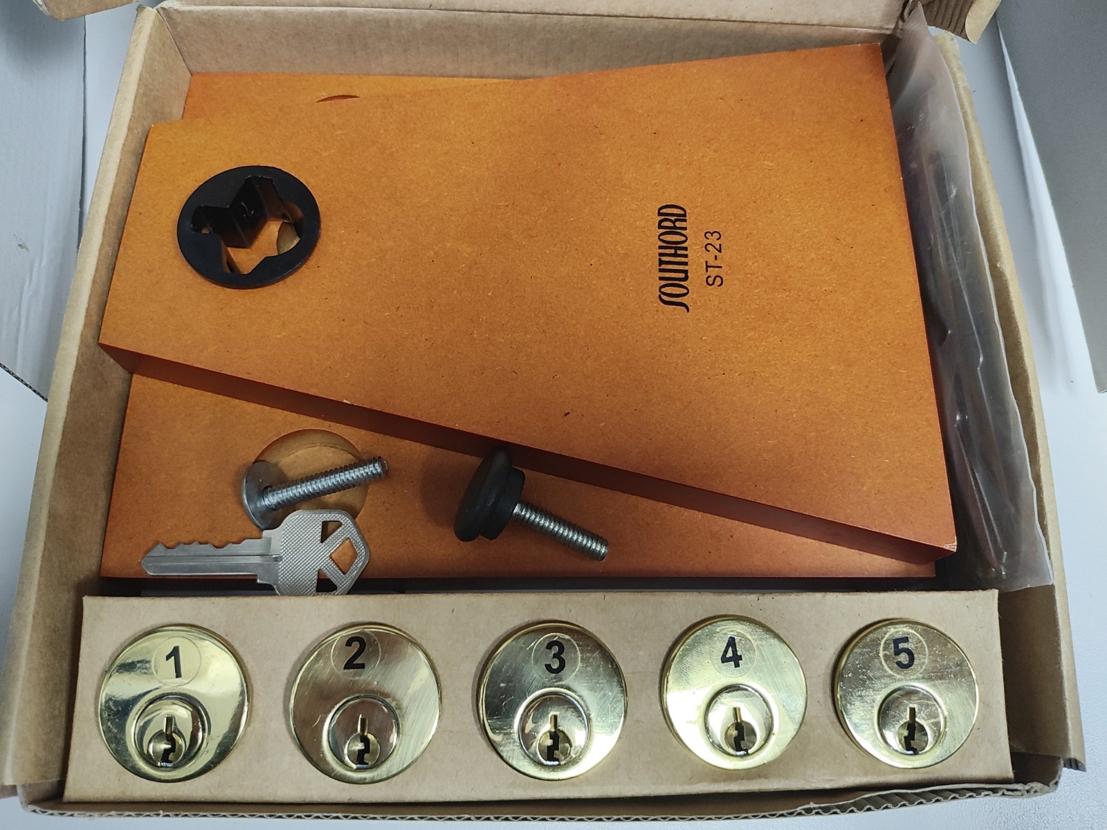 Southord ST-23 Locksmith Practice Lock Kit W Picks & Key