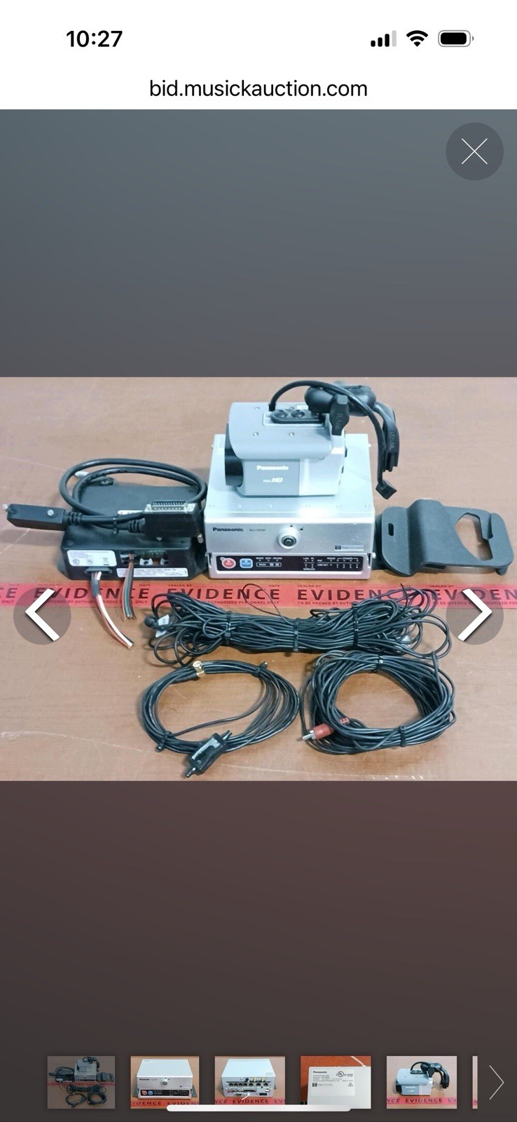 Panasonic WJ-VR30 Digital Video Recorder system w/ Camera. Used. Untested No key