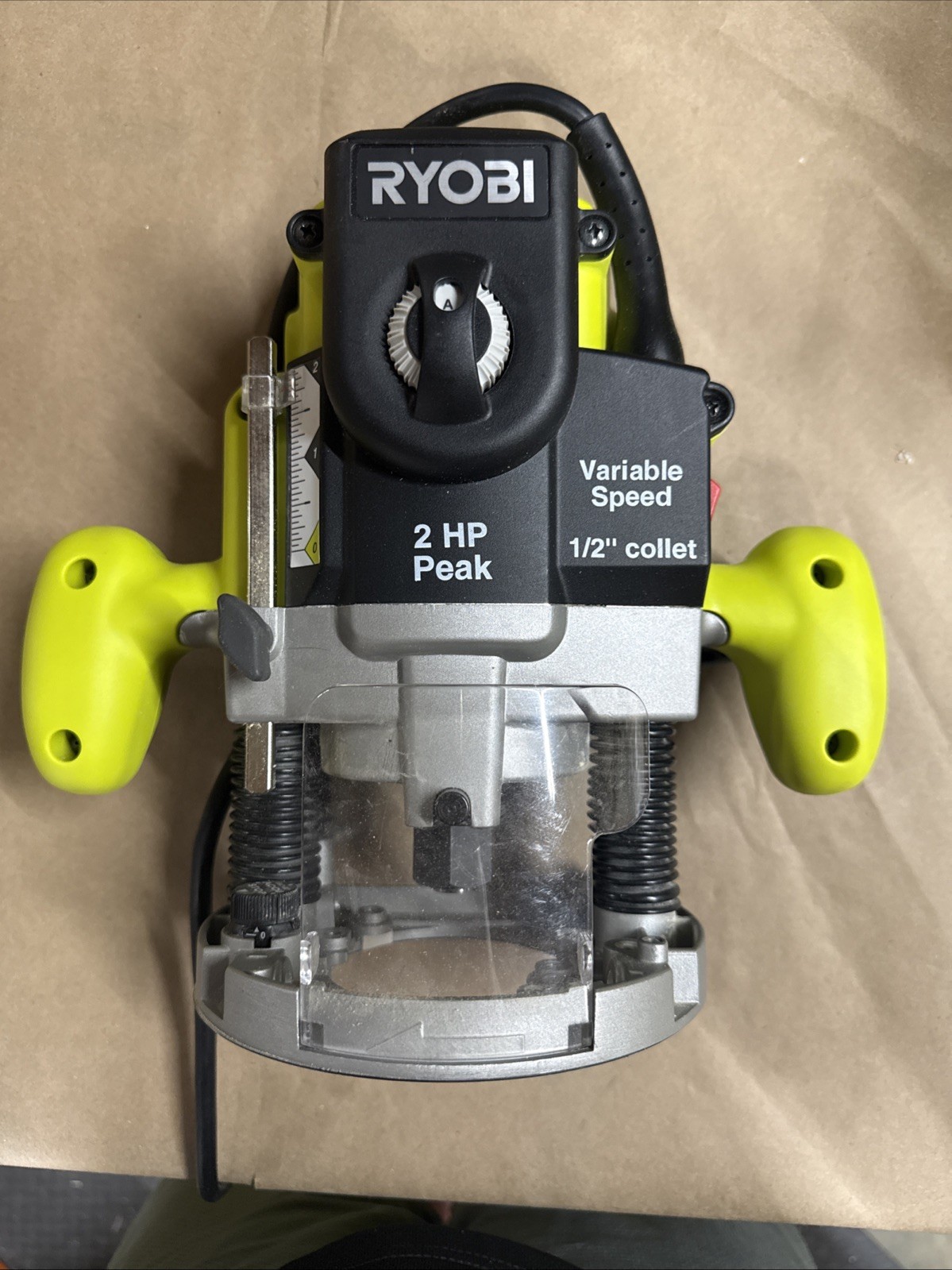 Ryobi RE180PL1G 2-HP 10-Amp Plunge Router (Green)