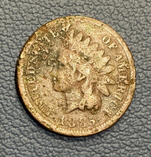 1885 Indian Head Cent - Early Year Cent - Die Chips - See Photos