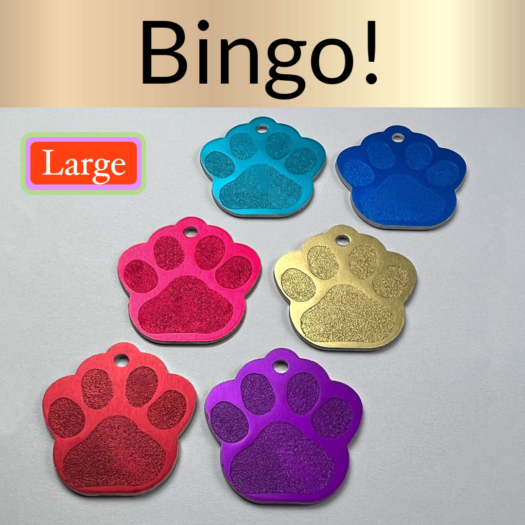 Custom Engraved Dog Tags Personalized Dog Collar Pet Tags Engraved Pet BIG PAW