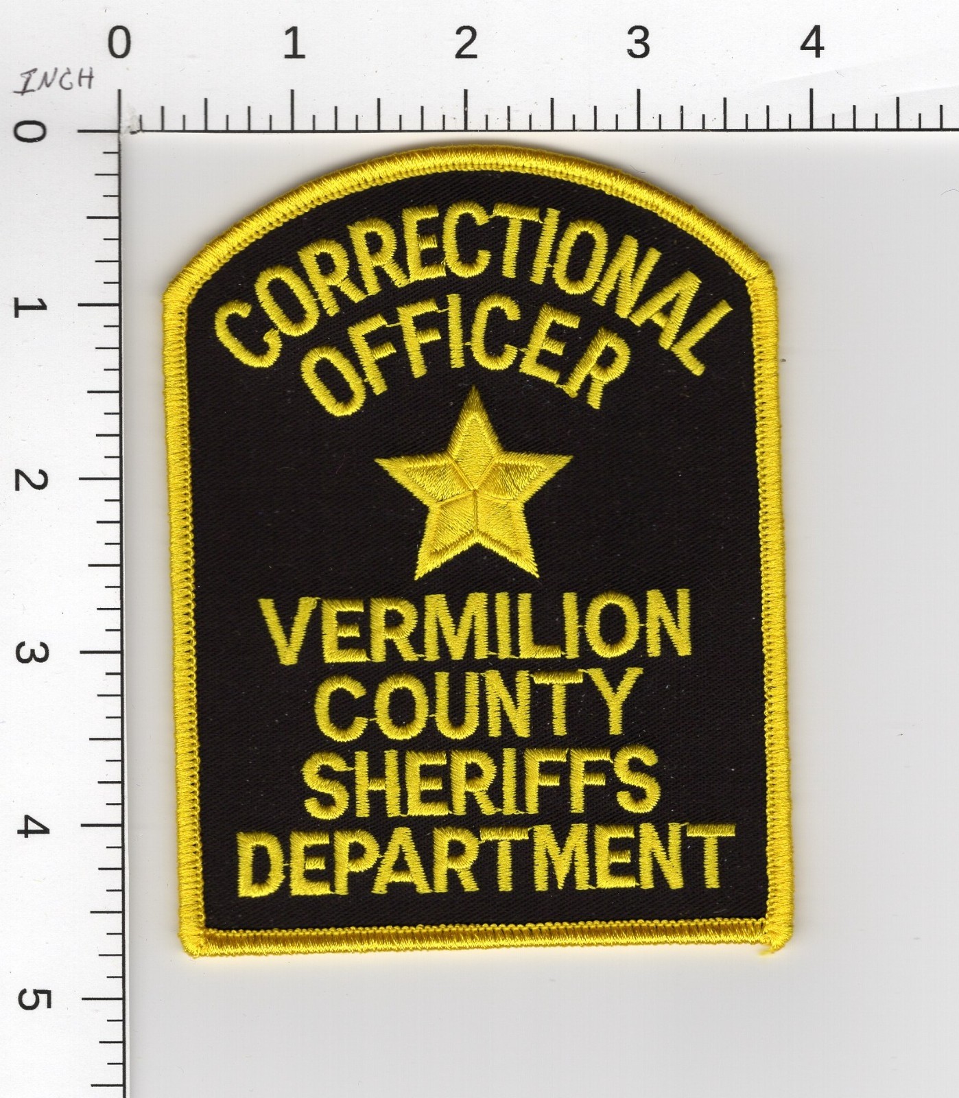 CORRECTIONAL OFFICER VERMILION COUNTY SHERIFFS DEPARTMENT ILLINOIS POLICE PATCH