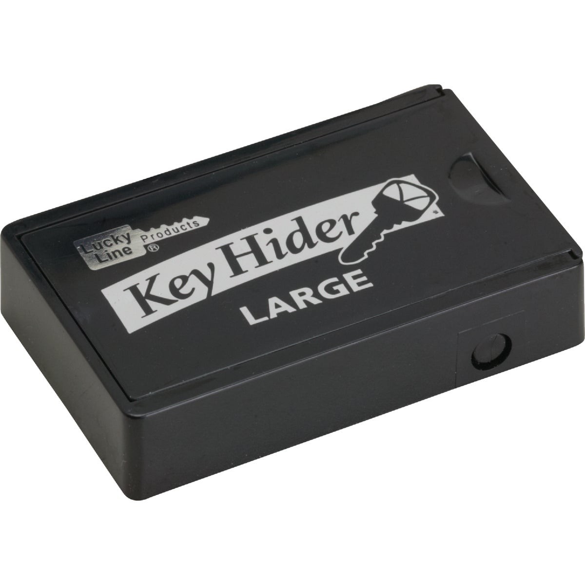 Lucky Line Black Plastic 1-7/8 In. Magnetic Key Hider 91001 Lucky Line 91001