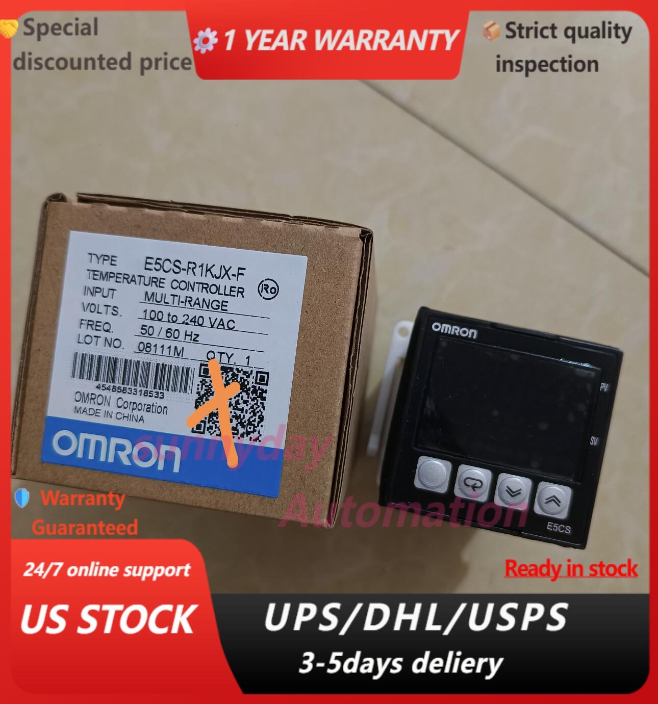 New In Box OMRON E5CS-R1KJX-F Temperature Controller