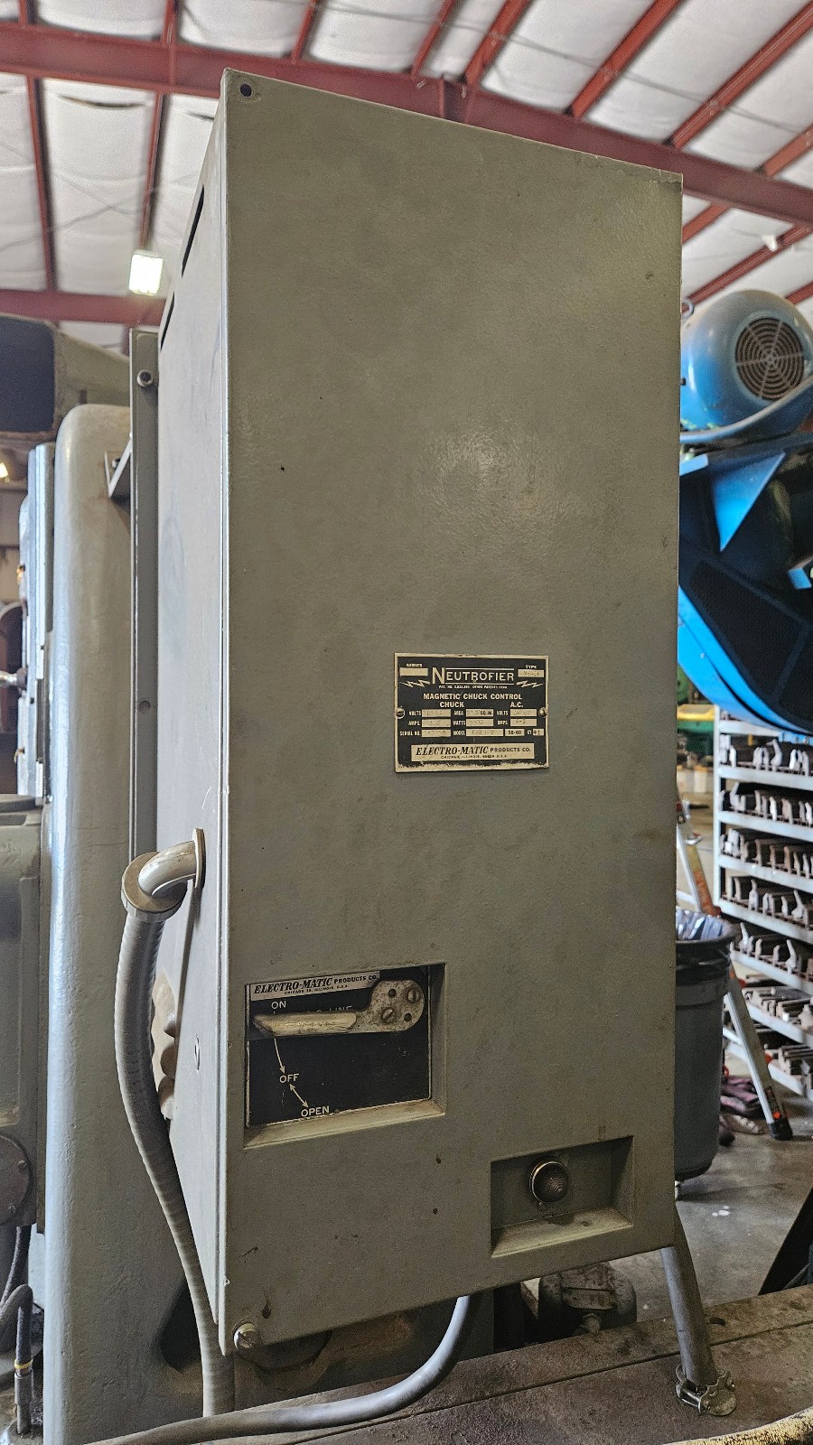36" BLANCHARD MODEL NO.18 VERTICAL SPINDLE ROTARY SURFACE GRINDER MODEL: NO.18