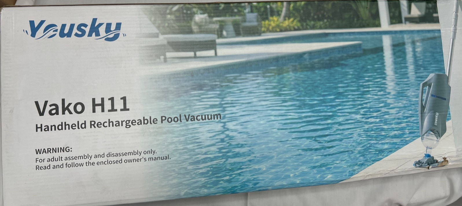 Yousky Vako H11 Pro Handheld Pool Vacuum