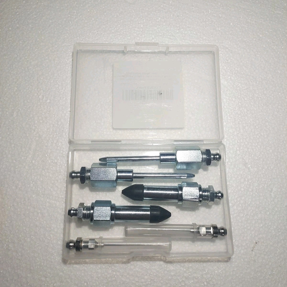 Set/6 Grease Gun Needle Accessory Nozzle/Dispenser/Rubber Nipple Adapter Injecto