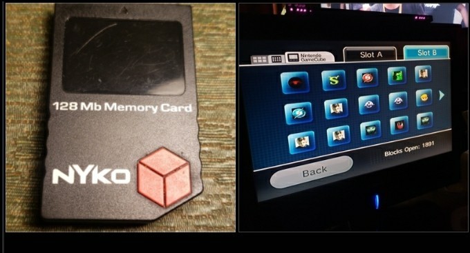 Nyko 128Mb 2043 Blocks Memory Card Nintendo GameCube tested works Free Shipping