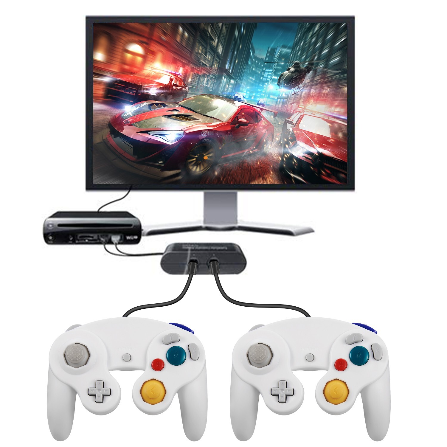 2Pack Gamecube Controller Classic Wired Controller for Nintendo Gamecube Console
