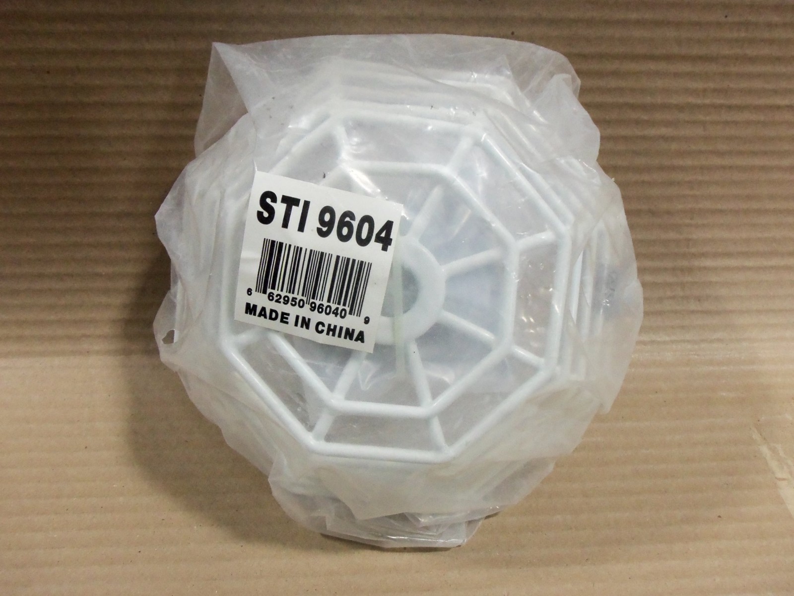 New In Package Safety Technology International STI-9604 White Wire Guard