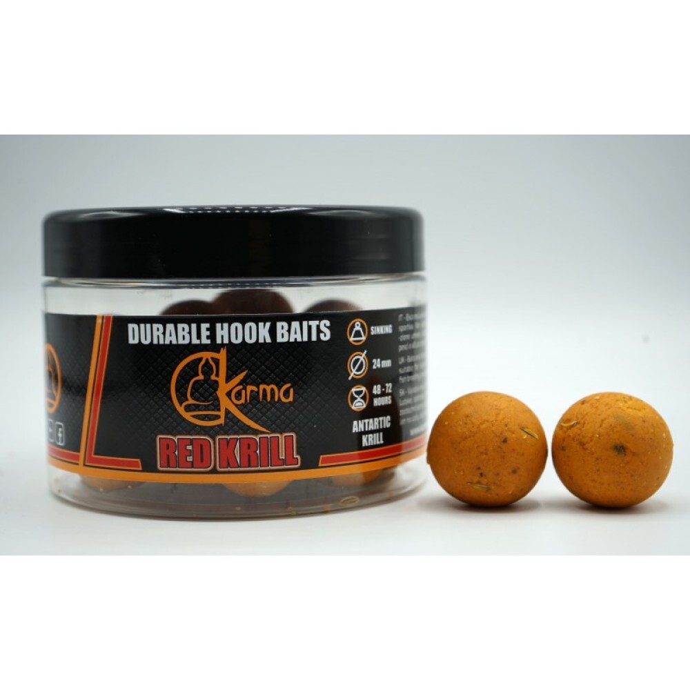 Durable Hookbaits Red Krill 28 Mm Karma
