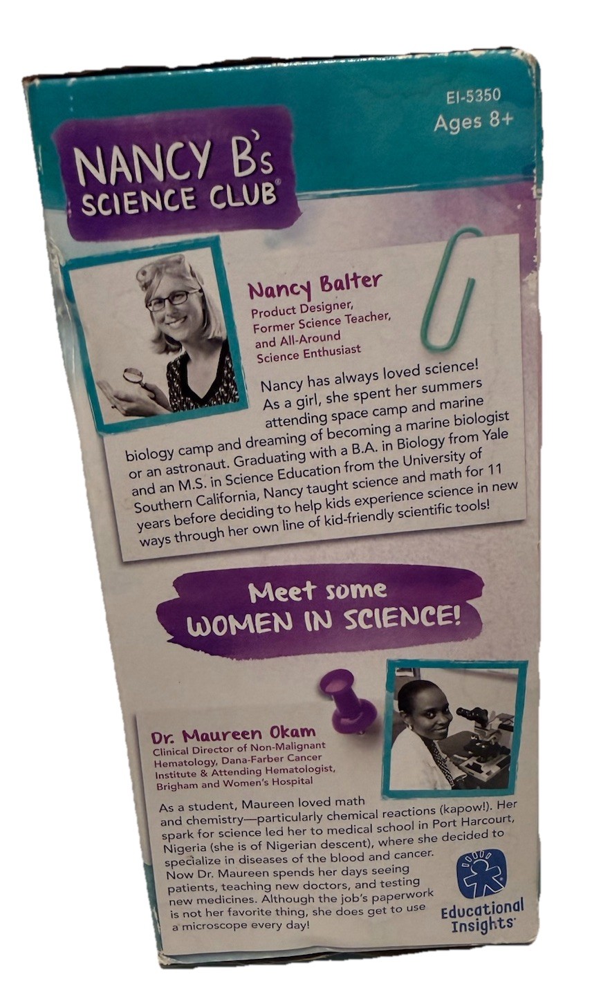 Nancy B's Science Club Microscope and Activity Journal New In Box