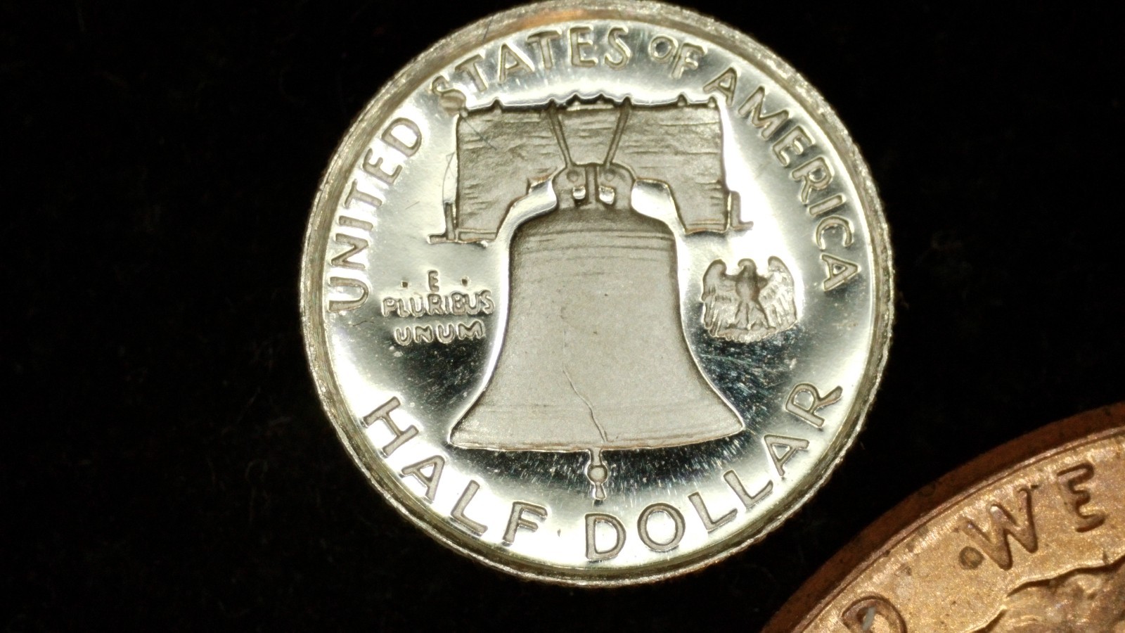 MINIATURE COIN 1948 FRANKLIN HALF DOLLAR PROOF LIKE STERLING SILVER
