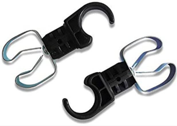 * COLD SNAP OUTDOORS * ROD CLAMP ' LOT OF 2 - 2 PACKS ' REGULAR -- 7/8"