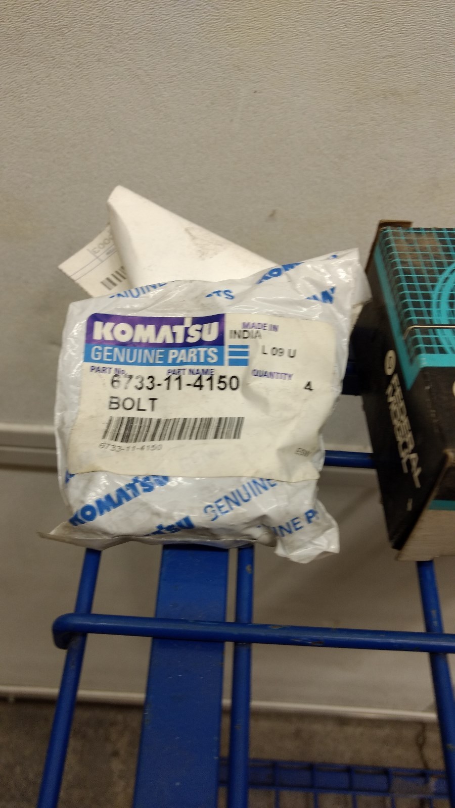Komatsu 6733-11-4150 BOLT  Qty -4