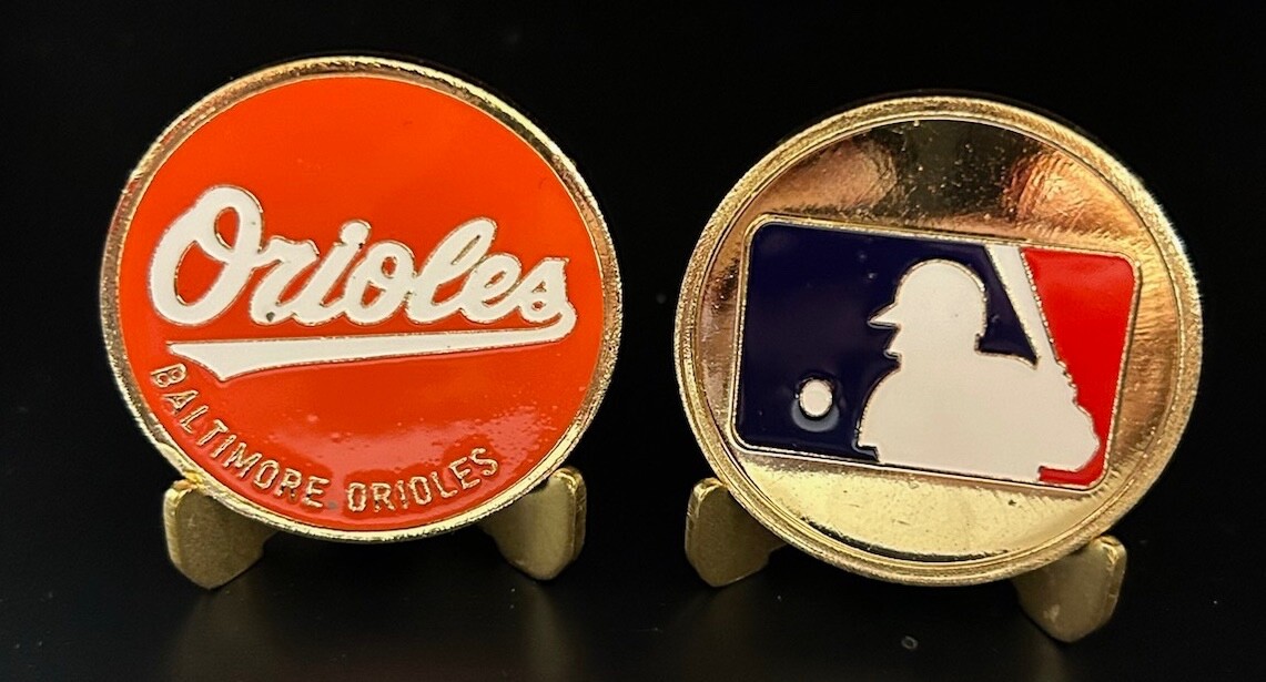 MLB BALTIMORE ORIOLES COLLECTIBLE CHALLENGE COIN NEW