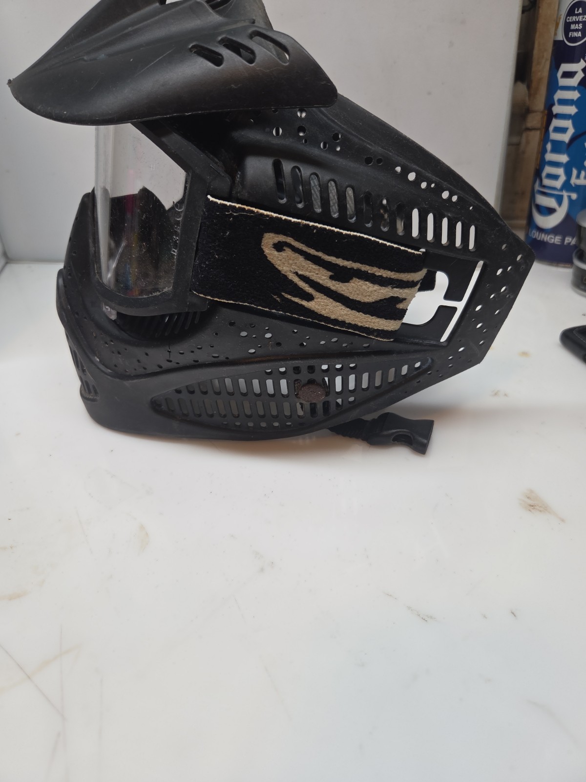 Used Paintball Mask w/ Goggles