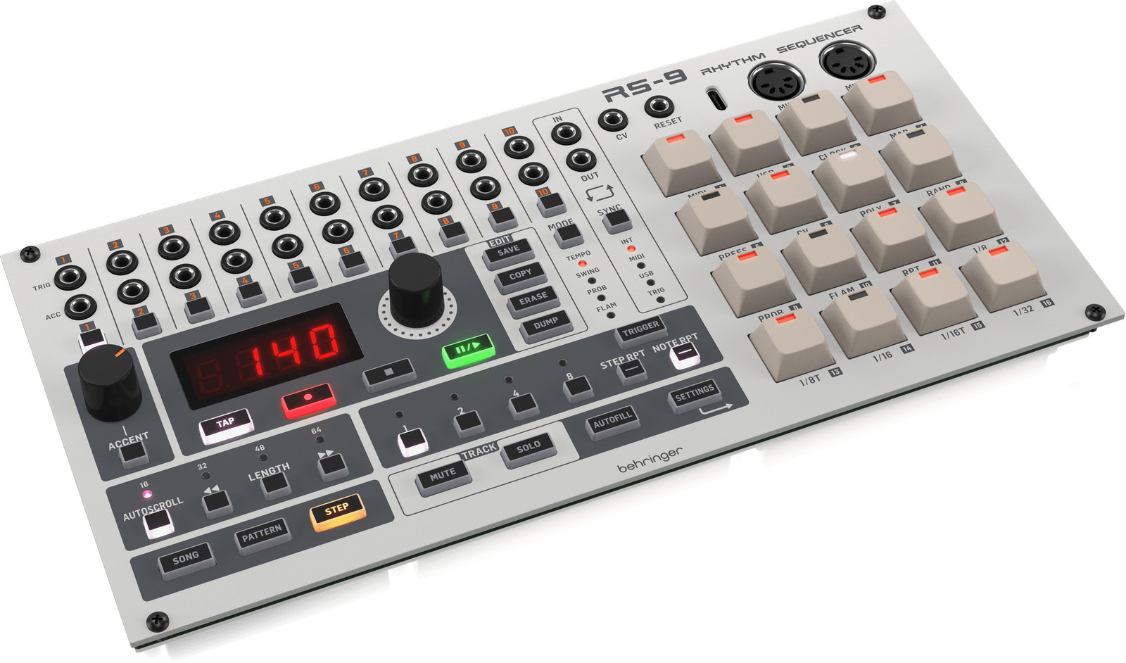 BEHRINGER RS-9 RHYTHM SEQUENCER : NEW : [DETROIT MODULAR]