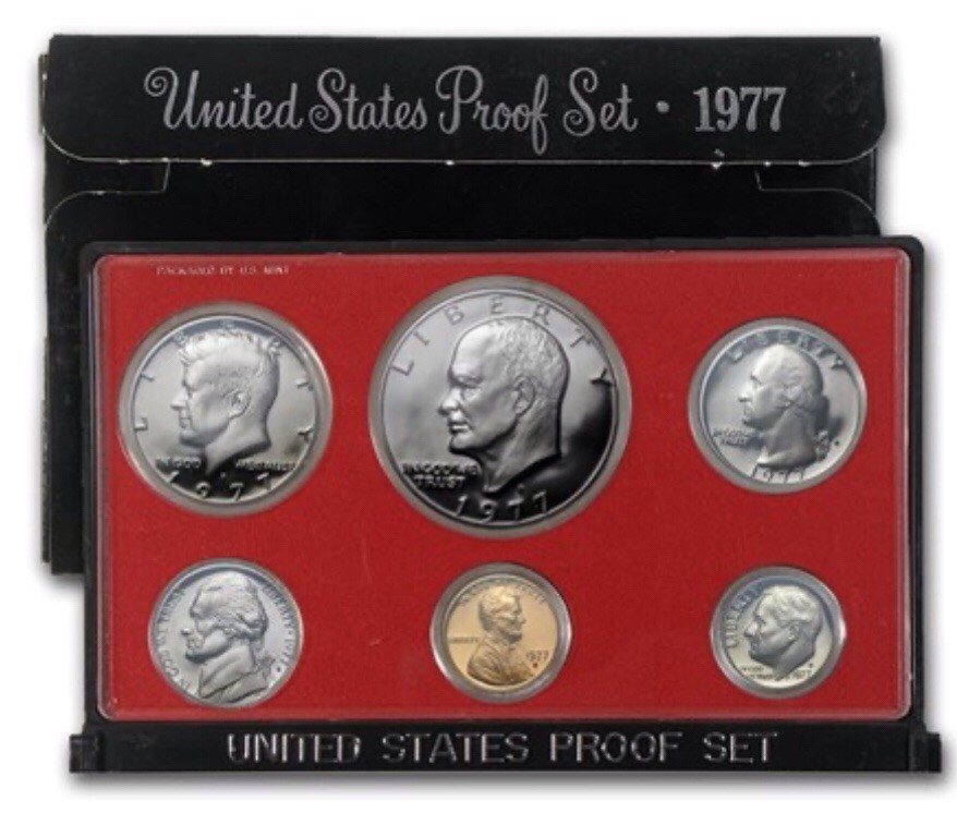1977 Clad Proof Set U.S. Mint Original Government Packaging OGP