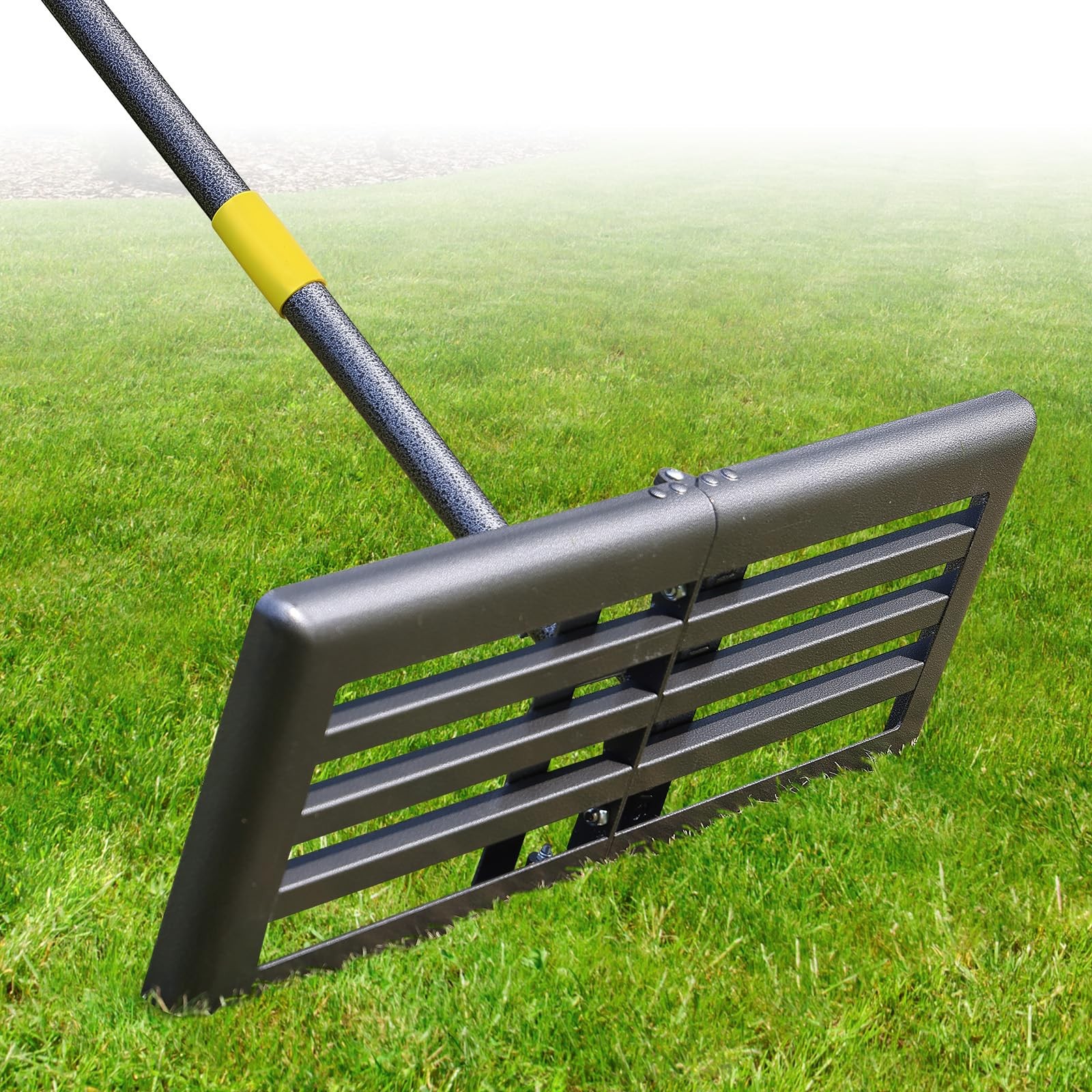 Professional Lawn Leveling Rake 30x10 Heavy Duty - Oversized Leveling Tool wi...