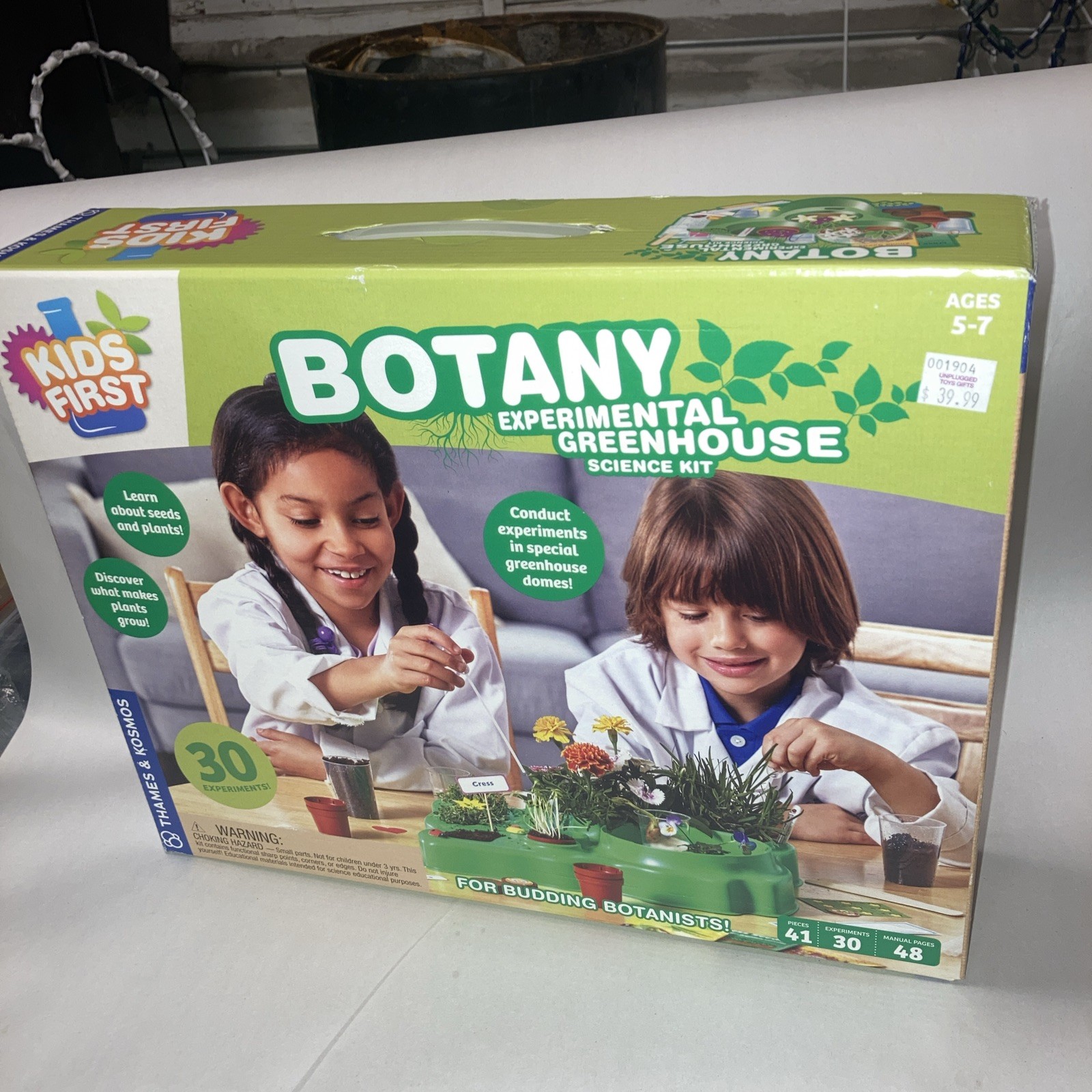 Kids First Botany Experimental Greenhouse Science Kit Thasmes & Kosmos Plants