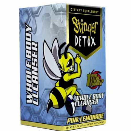 Stinger Detox Whole Body Cleanser 1 Hour Extra Strength – Pink Lemonade - 8 OZ
