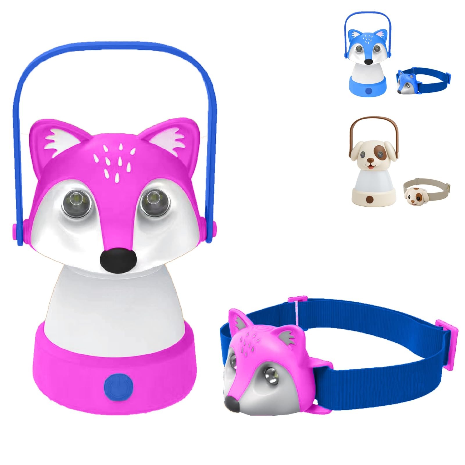 Best Kids Camping Essentials LED Lantern and Rechargeable Headlamp Set Multiple