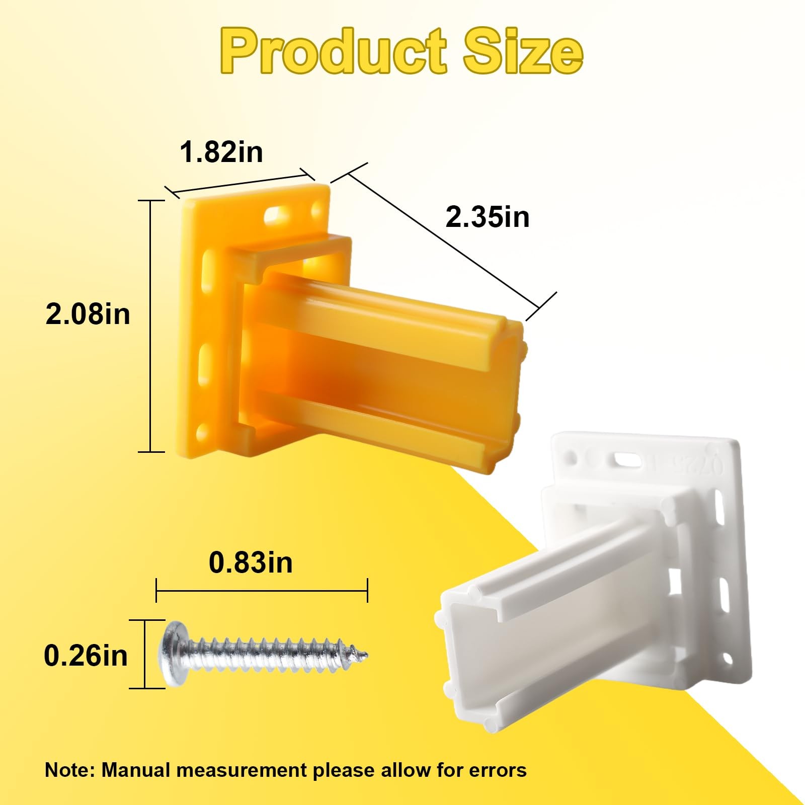 70725 Drawer Slide Socket Set - Small C Shape Slide Bracket Channel Replaceme...