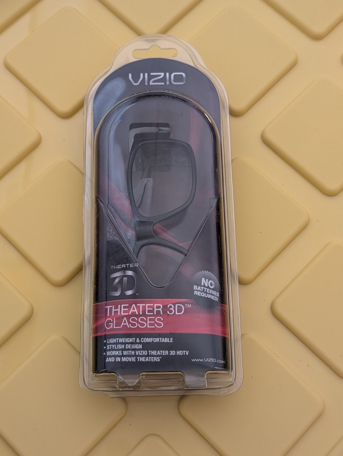 VIZIO Theater 3D Glasses Eyewear HDTV Cable DVD No Batteries Required