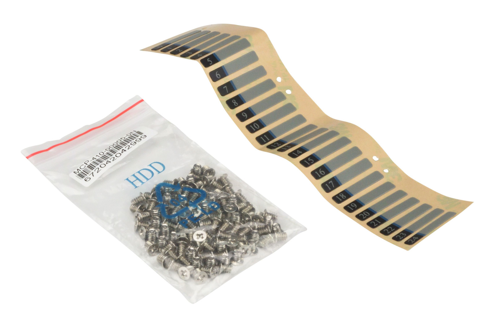 Supermicro MCP-410-00005-0N Screw bag (100 pcs) and label for 24x hot swap 3.5"