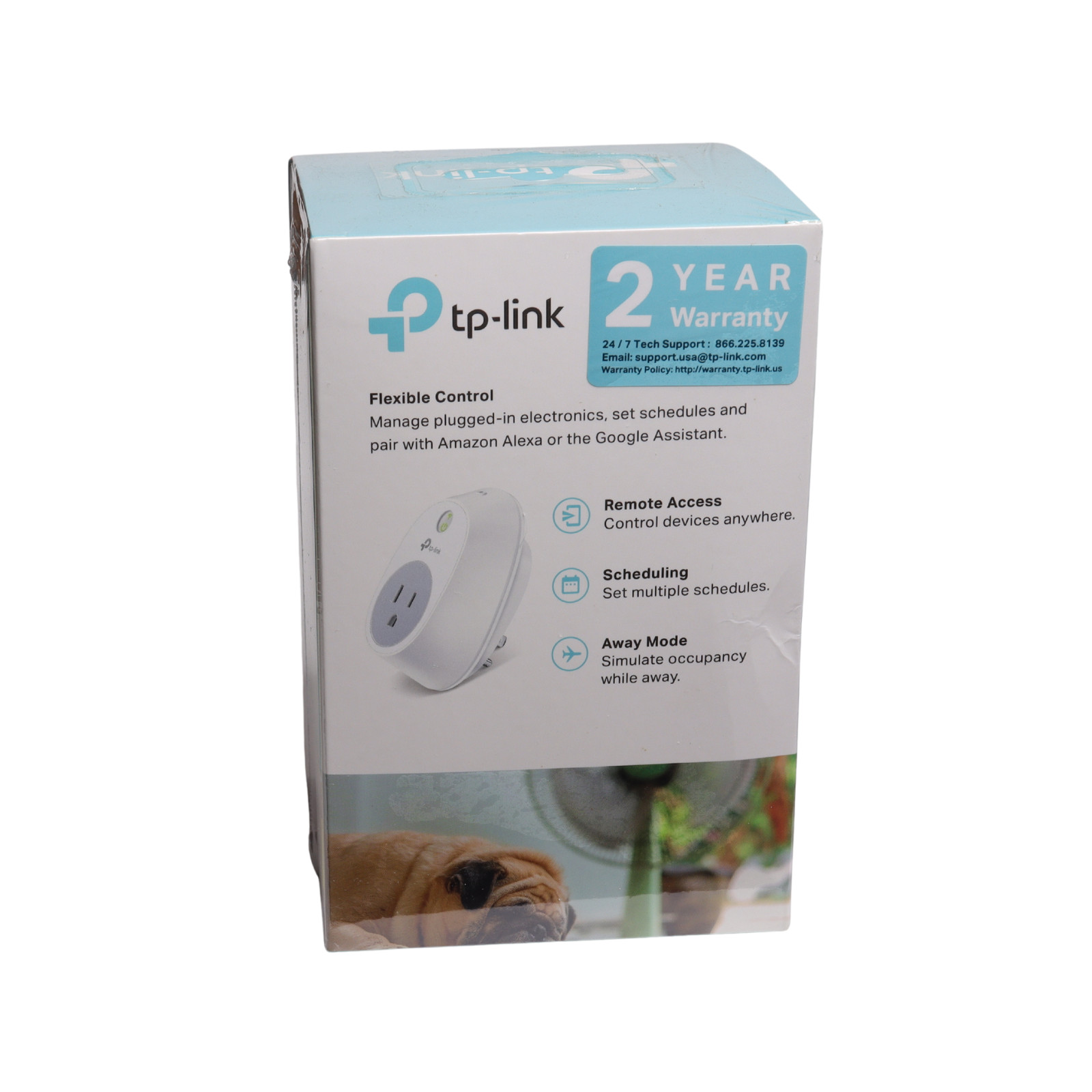 TP-Link HS100 Wi-Fi Smart Plug Works With Amazon -Alexa- Google - Open Box