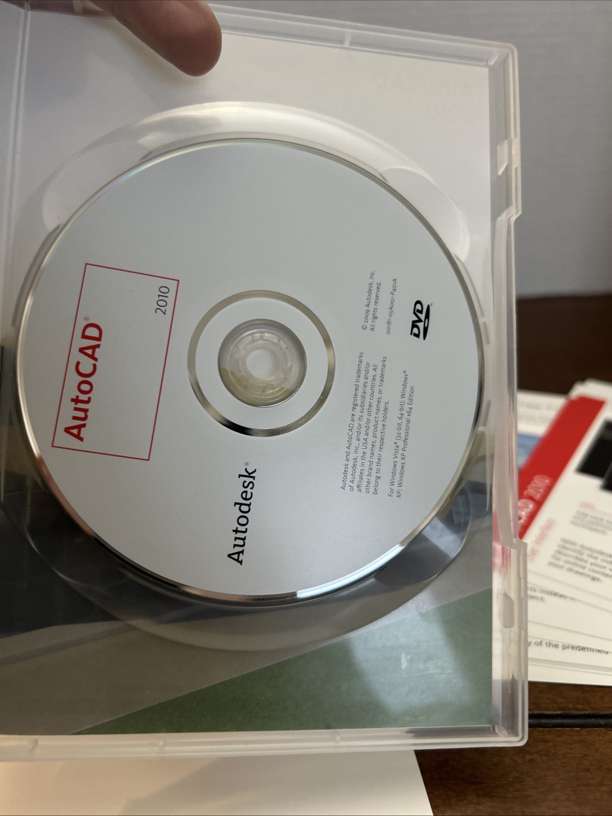 AutoCAD 2010 Software By Autodesk With Serial Number & Reference Cards