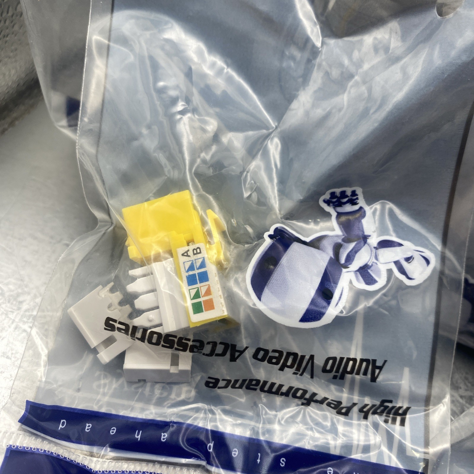 13 pack Cat5e 45° Keystone Jack Network 110 Punchdown 8P8C Cat White