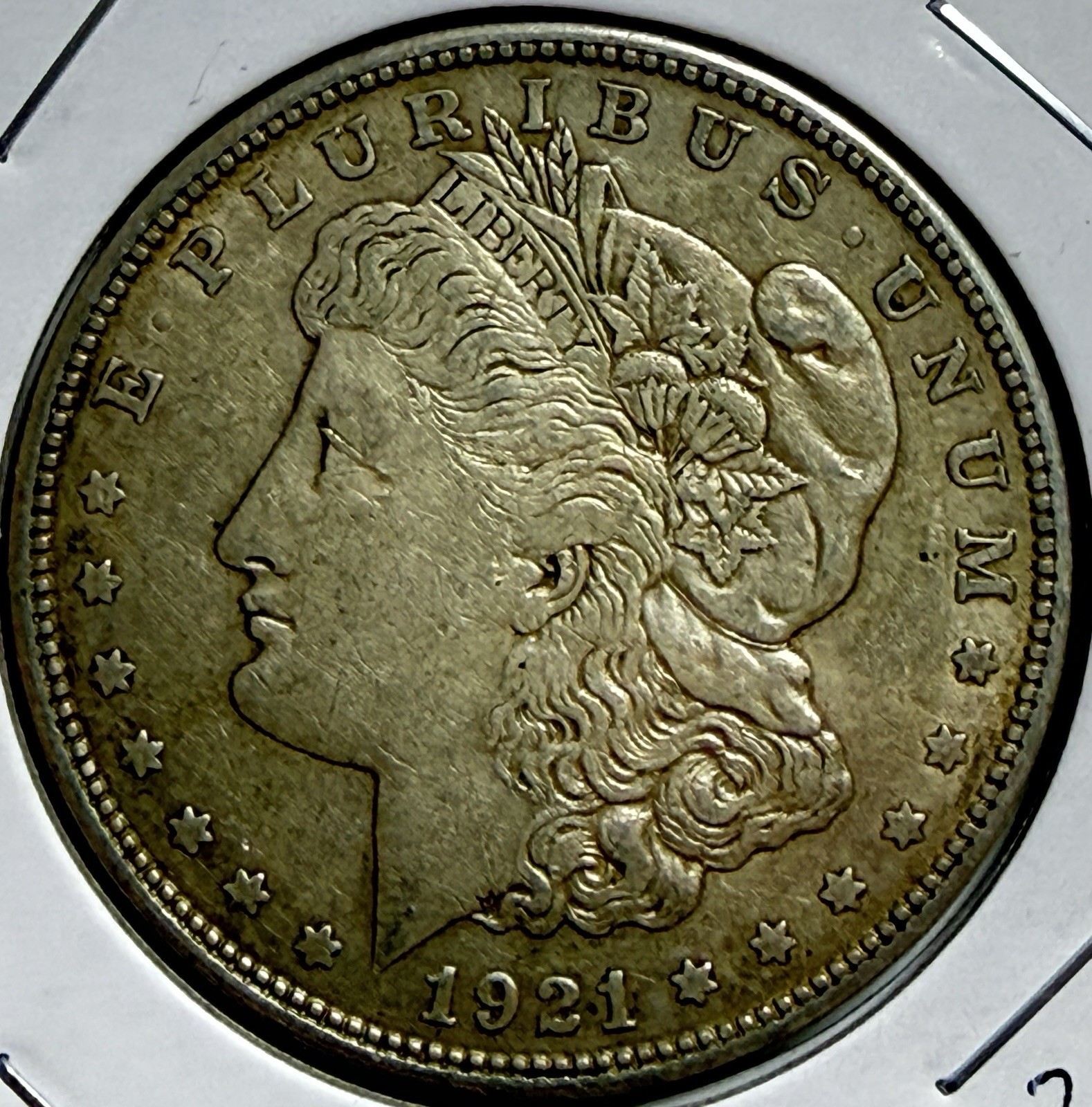 1921-D Morgan Silver Dollar / Philadelphia - Free Shipping / (#2)