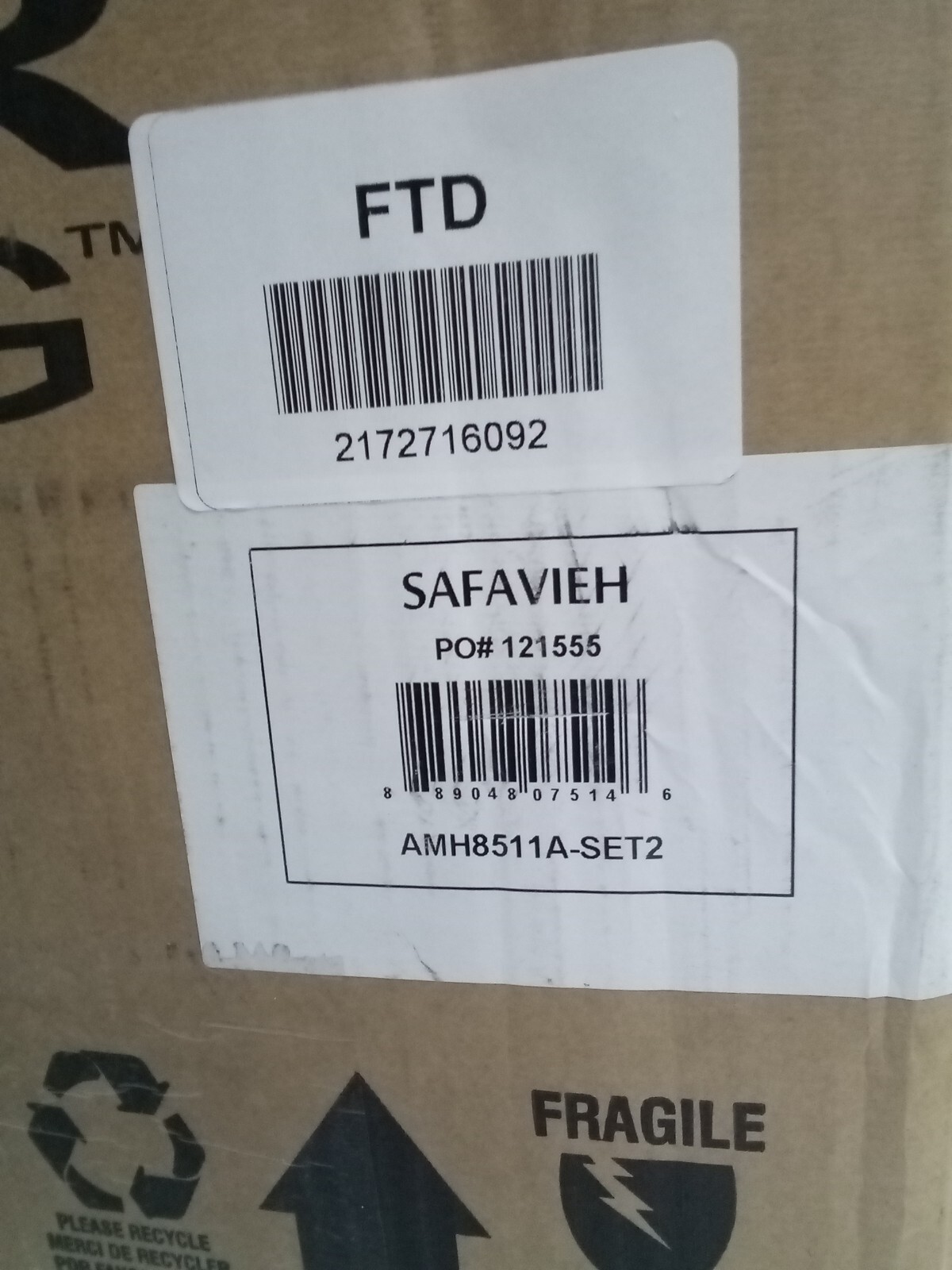 Safavieh Burris Side Chair, Reduced Price 2172716092 AMH8511A-SET2