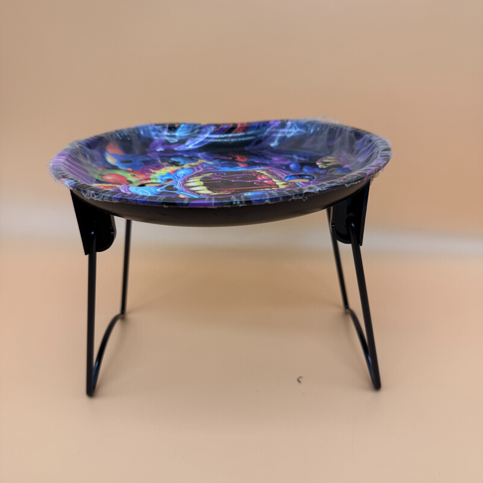 G‑Pin Rolling Console Tray Zombie Print Foldable Stand