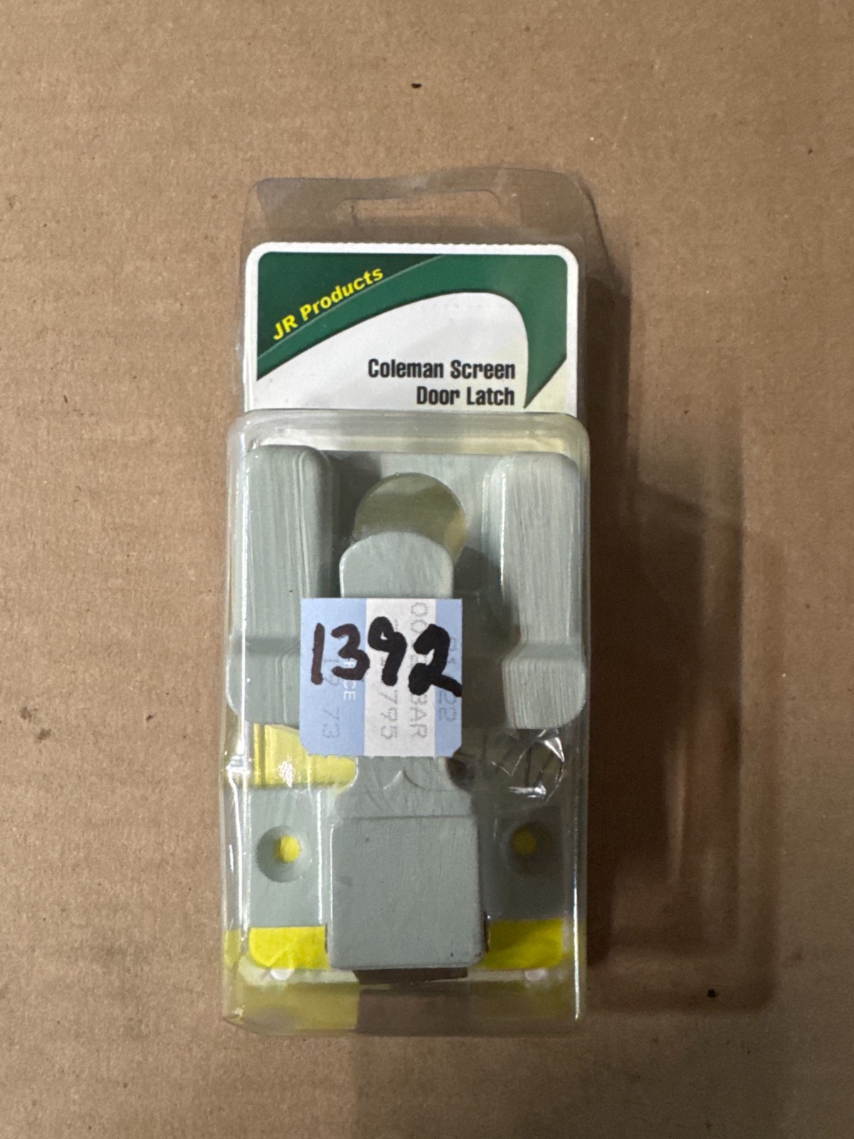 JR Products 10795 Coleman Screen Door Latch Mint Green 1 1/4” thick