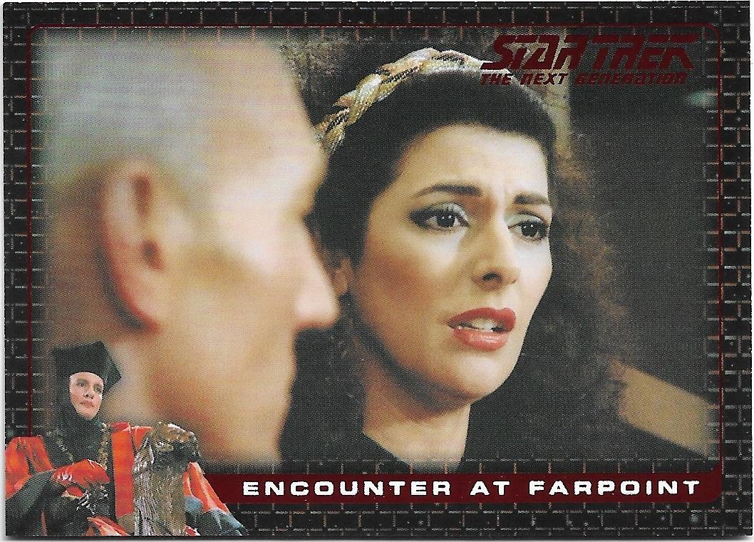 Star Trek TNG Archives Inscriptions Encounter at Farpoint E1 -E46 You Pick card