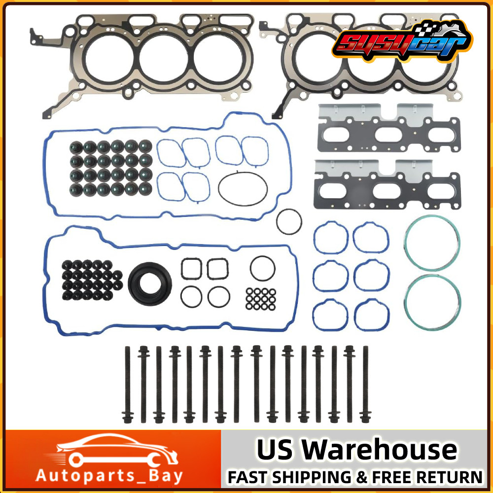 Head Gaskets Bolts Kit for 2007-2012 Ford Lincoln Mazda CX-9 Edge Flex 3.5L V6