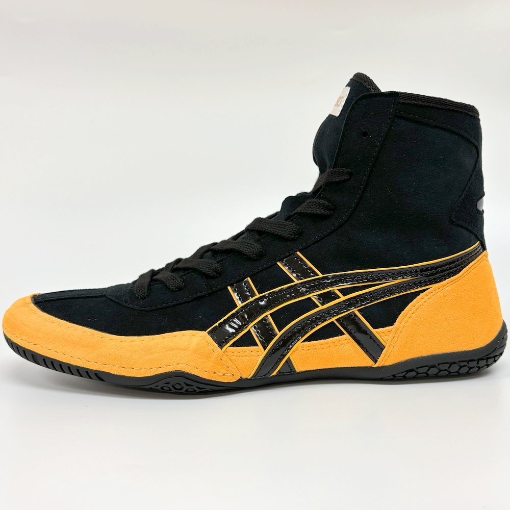 ASICS Wrestling Boxing Shoes EX-EO (Successor to TWR900) Black x Yellow