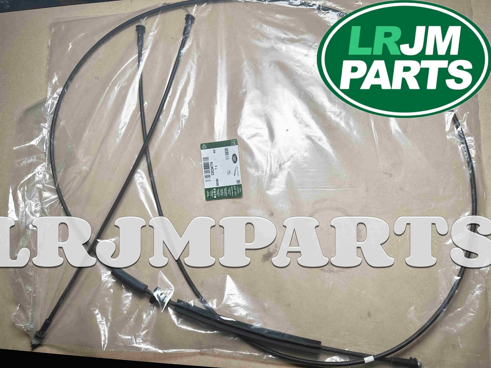Genuine OEM Jaguar XJ XJR VDP 03-09 HOOD RELEASE CABLE C2C34776 Original