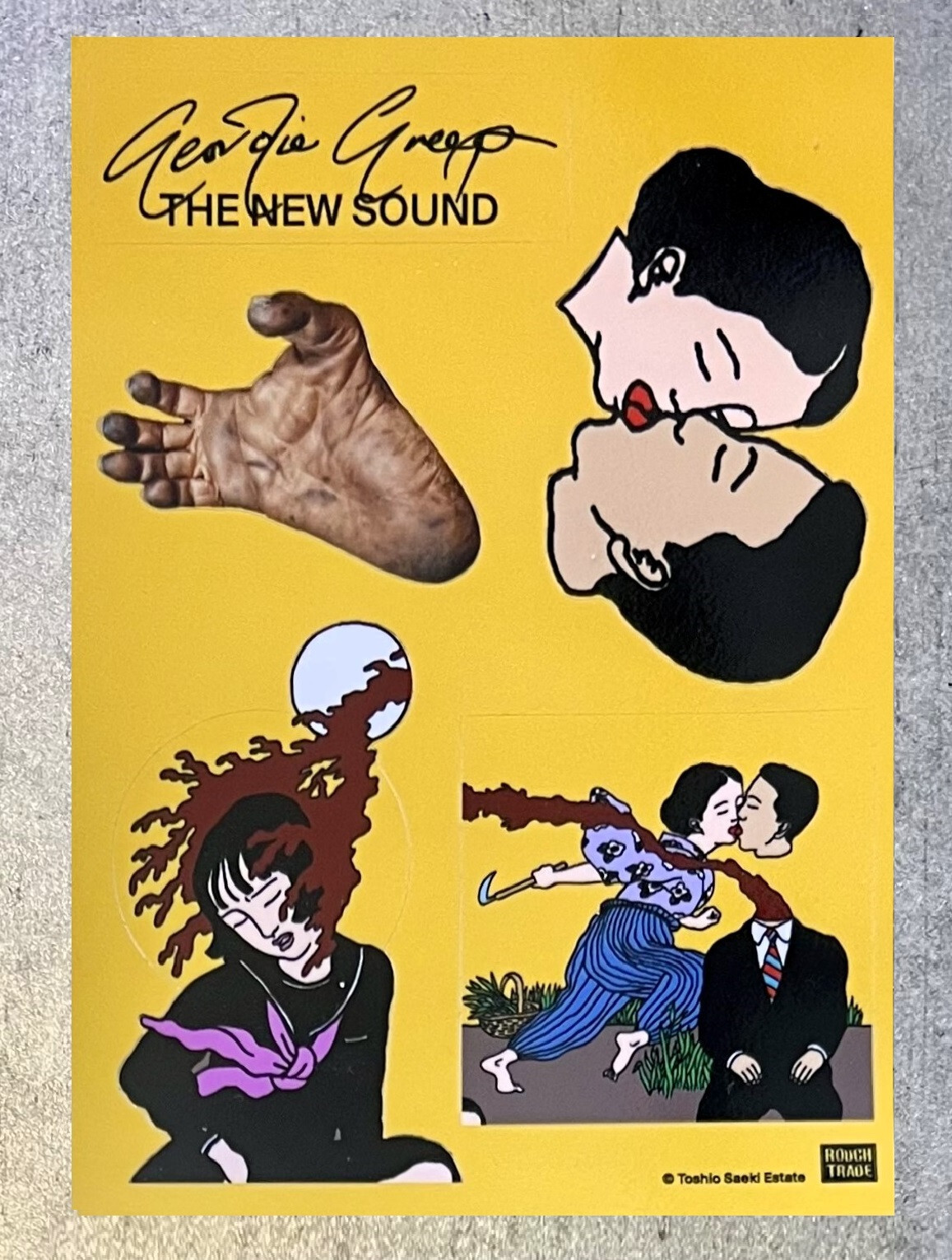 GEORDIE GREEP The New Sound 2024 Ltd Ed RARE Collectors Stickers Set! BLACK MIDI